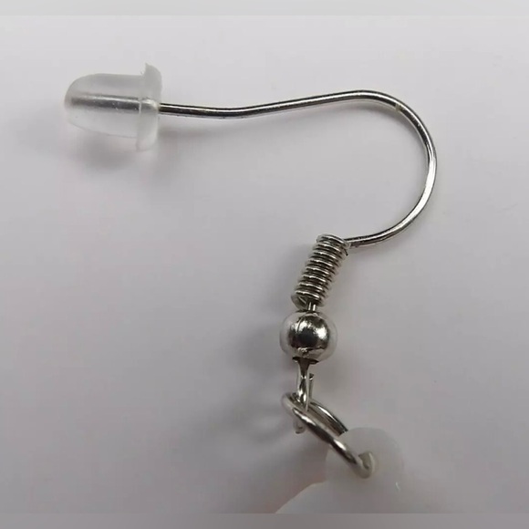 Bunny Rabbit Themed - Fun Party Costume Design Animal Print - Hook Earrings - Picture 4 of 4